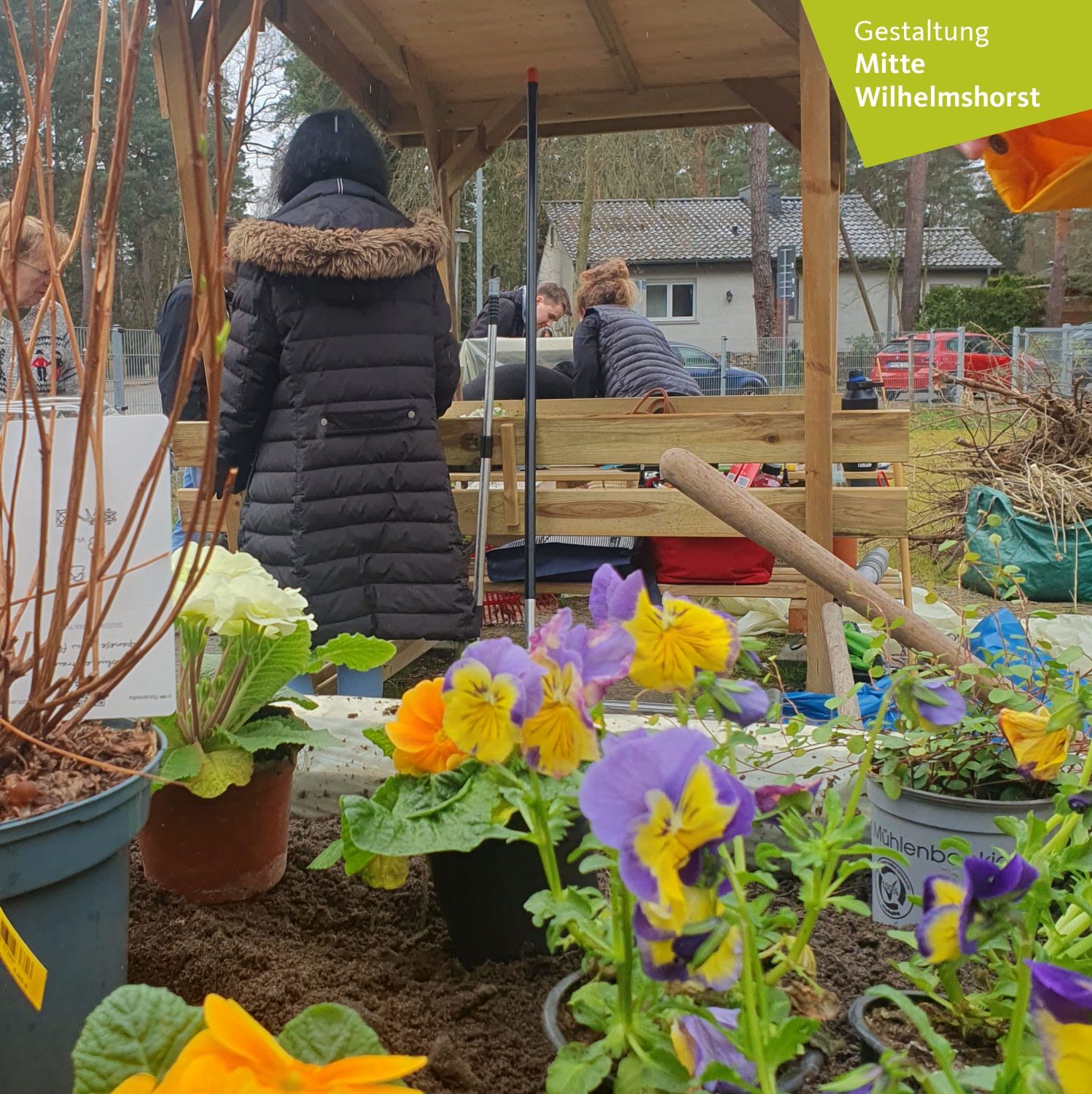 Gestaltung Mitte Wilhelmshorst